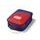 kufr na motokrosové brýle GEO, 100% (červená/modrá)