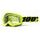 100% Brýle STRATA fluo Yellow - USA (čiré sklo s čepy pro slídy)