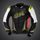 4SR Pánská kožená moto bunda Club Sport AR Neon