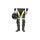 Kožené kalhoty na motocykl RST TRACTECH EVO II blk/fluo XL