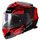 LS2 Integrální moto přilba FF800 STORM II TRACKER BLACK RED