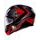 AGV integrální přilba K3 MPLK STRIGA black/grey/red