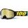 100% brýle ACCURI Virgo- USA (zlaté chrom plexi + čiré plexi s čepy pro slídy)