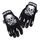Moto rukavice W-TEC Web Skull - černá