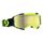 SCOTT Motokrosové brýle FURY CH neon green neon yellow yellow chrome works