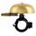 zvonek na kolo CLASSIC PING BRASS BELL, OXFORD (zlatý plášť)