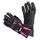 W-TEC dámské kožené rukavice Pocahonta - černo-růžová
