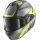 SHARK Překlopná moto přilba EVO-GT Encke Anthracite/Yellow/Black
