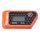 měřič motohodin bezdrátový s nulovatelným počítadlem, Q-TECH (oranžový)