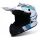 Dětská moto helma XRC MX Sharker blue