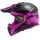 MX přilba LS2 MX437 Fast EVO roar matt black purple