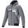 bunda CHROME IGNITION HOODIE, ALPINESTARS (šedá/bílá/černá/červená)