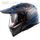 Enduro helma LS2 MX436 Pioneer Quarterback Matt titanovo-modrá