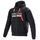 bunda CHROME IGNITION HOODIE, ALPINESTARS (černá/červená fluo/šedá/bílá)