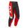 kalhoty F-16, FLY RACING - USA 2025 (černá/červená/bílá)