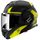 LS2 Překlopná moto přilba FF901 Advant X OBLIVION Matt Black H-V Yellow