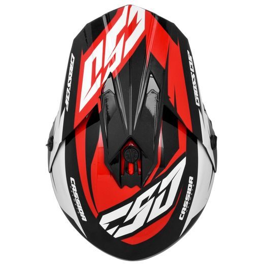 PŘILBA CASSIDA CROSS CUP TWO (ČERVENÁ/BÍLÁ/ČERNÁ) 2023