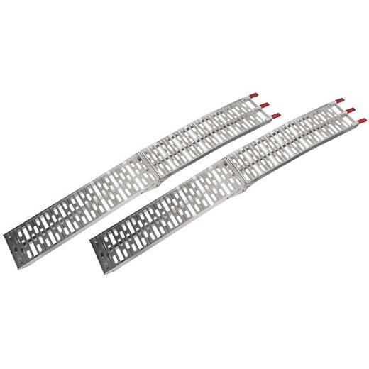 HLINÍKOVÉ NÁJEZDY ROZKLÁDACÍ - ATV, MOTO - PÁR NOSNOST 680KG