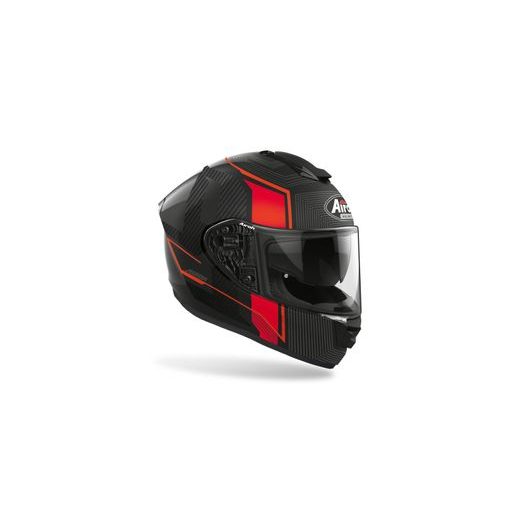 PŘILBA ST 501 ALPHA, AIROH - ITÁLIE (ČERNÁ/ŠEDÁ/ČERVENÁ)