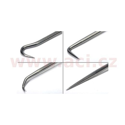 SADA HÁČKŮ NA DEMONTÁŽ TĚSNĚNÍ 2 DÍLNÁ (DÉLKA HŘÍDELKY 152 MM), BIKESERVICE