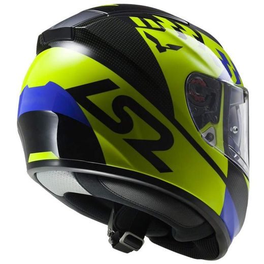 LS2 INTEGRÁLNÍ MOTO PŘILBA FF397 VECTOR PODIUM HI-VIS YELLOW BLACK FOG FIGHTER PINLOCK