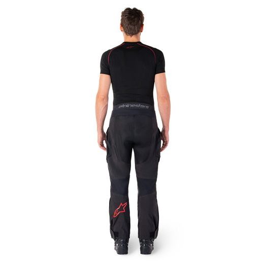 KALHOTY HYDE XT DRYSTAR, ALPINESTARS (ČERNÁ/ČERVENÁ) 2025