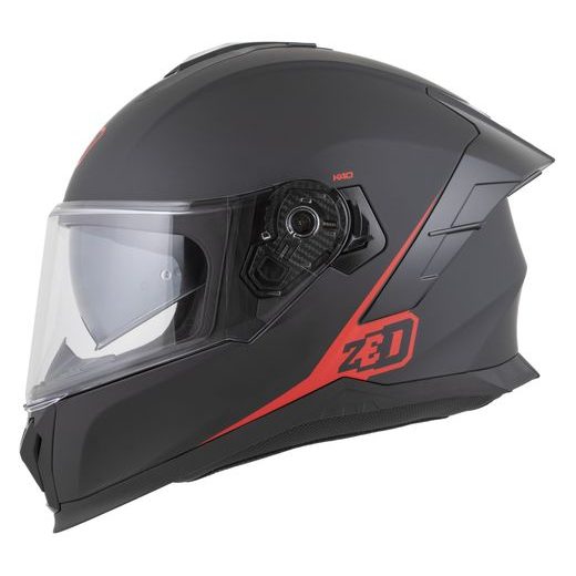 PŘILBA K40, ZED (ČERNÁ MATNÁ/ČERVENÁ) 2026