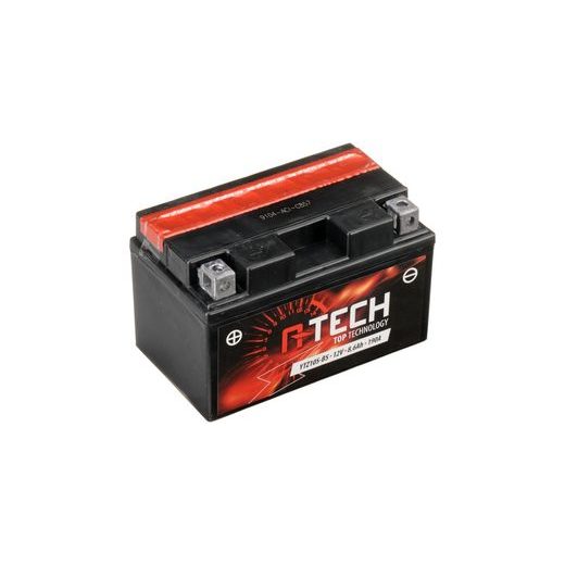 BATERIE 12V, YTZ10S-BS, 8,6AH, 190A, BEZÚDRŽBOVÁ MF AGM 150X87X93, A-TECH (VČ. BALENÍ ELEKTROLYTU)
