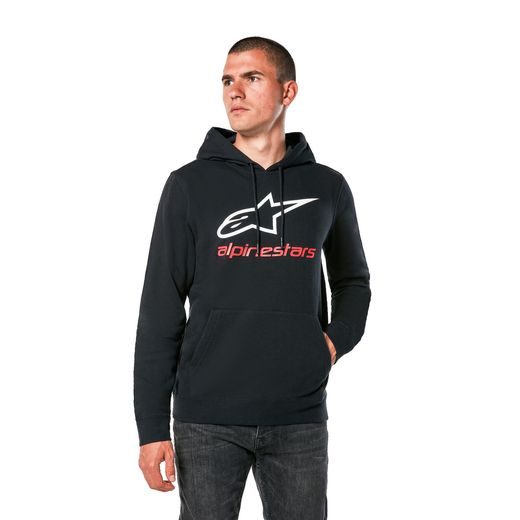 MIKINA ALWAYS 2.0, ALPINESTARS (ČERNÁ/BÍLÁ/ČERVENÁ)