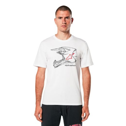 TRIKO MX HELMET CSF, ALPINESTARS (BÍLÁ)