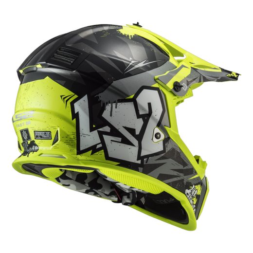 LS2 MX437 FAST EVO MINI II CRUSHER BLACK YELLOW-06