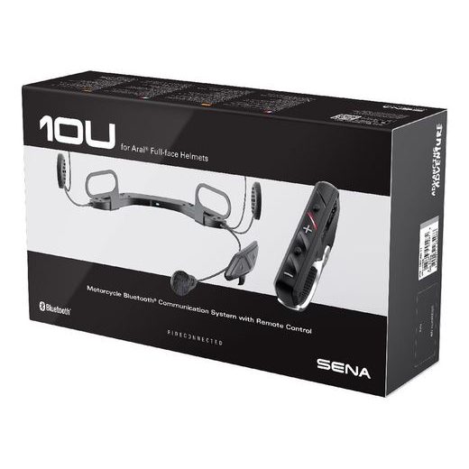 BLUETOOTH HANDSFREE HEADSET 10U PRO INTEGRÁLNÍ PŘILBY ARAI (DOSAH 1,6 KM), SENA