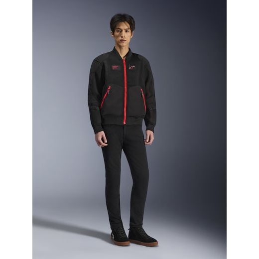 BUNDA FLIGHT AIR, ALPINESTARS (ČERNÁ/ČERVENÁ) 2026