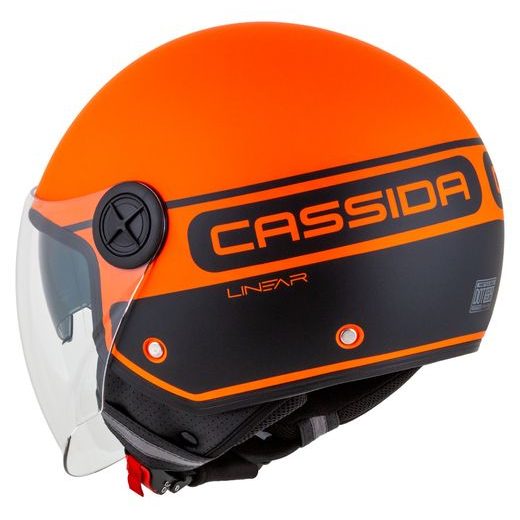 PŘILBA CASSIDA HANDY PLUS LINEAR (ORANŽOVÁ MATNÁ/ČERNÁ) 2023