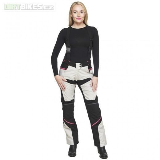 KALHOTY MBW CHARISMA - DÁMSKÉ TEXTILNÍ ČERNO-BÍLO-RŮŽOVÉ