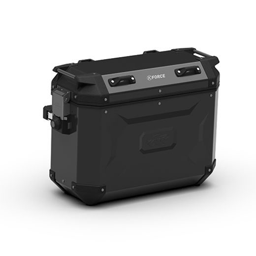 KUFR BOČNÍ HLINÍKOVÝ KAPPA MONOKEY K'FORCE LEVÝ 37L ČERNÝ