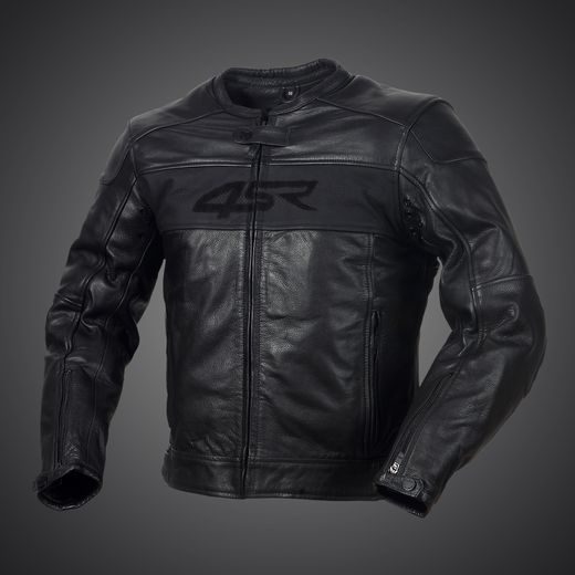 4SR PÁNSKÁ KOŽENÁ BUNDA MOTO HOOLIGAN BLACK VELVET