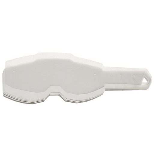 100% STRHÁVACÍ SLÍDY PLEXI STANDART PRO BRÝLE RACECRAFT/ACCURI/STRATA - USA (20 VRSTEV V BALENÍ, ČIRÉ)