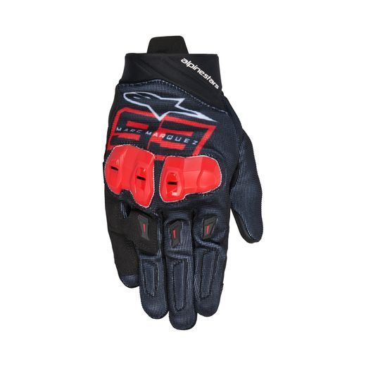 RUKAVICE SP X 1 MM93 KOLEKCE, ALPINESTARS (ČERNÁ/ČERVENÁ/BÍLÁ) 2025