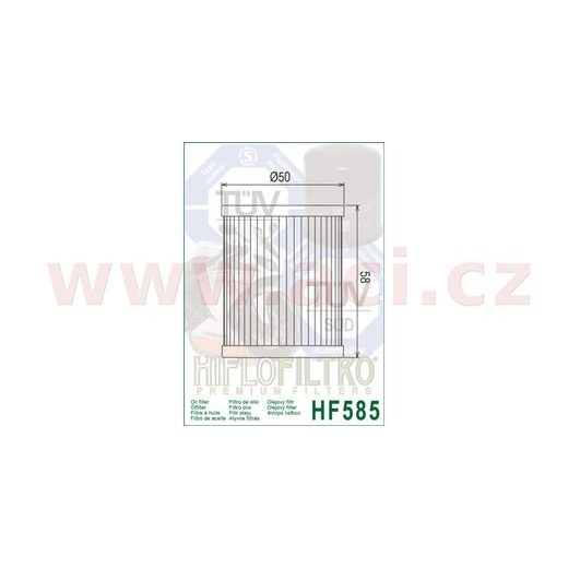 OLEJOVÝ FILTR HF585, HIFLOFILTRO