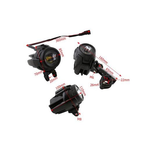 M-STYLE R-TECH GS 40W PŘÍDAVNÁ LED SVĚTLA