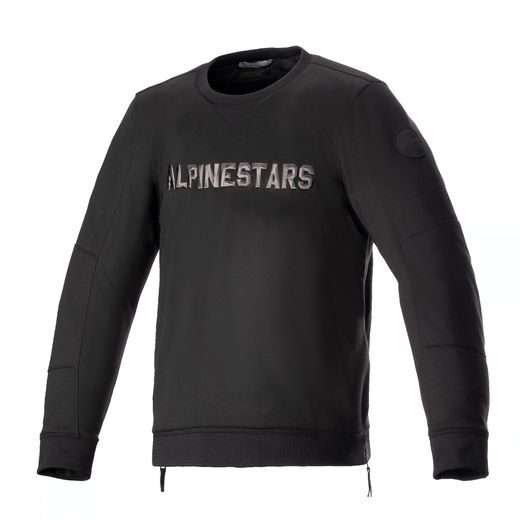 BUNDA LEGIT CREW FLEECE, ALPINESTARS (ČERNÁ/ŠEDÁ) 2024