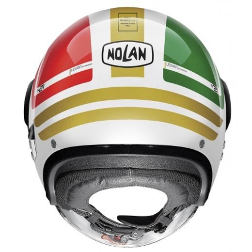 NOLAN OTEVŘENÁ MOTO HELMA NOLAN N21 VISOR FLYBRIDGE METAL WHITE 67