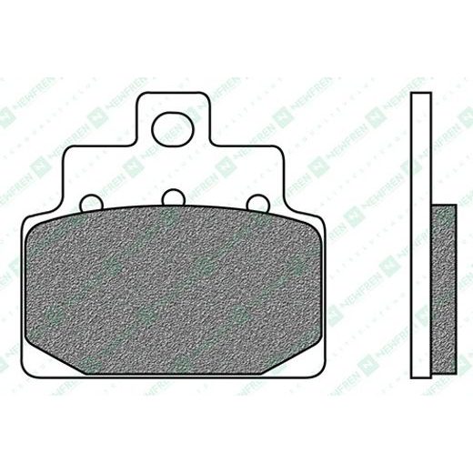 BRZDOVÉ DESTIČKY, NEWFREN (SMĚS SCOOTER ELITE ORGANIC) 2 KS V BALENÍ