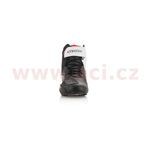 BOTY FASTER-3 RIDEKNIT, ALPINESTARS (ČERNÉ/BÍLÉ/ČERVENÉ)