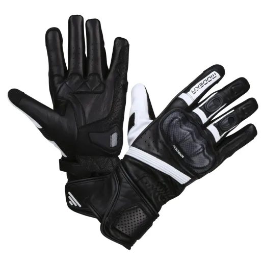 MODEKA DÁMSKÉ RUKAVICE MIAKO AIR ČERNÁ/BÍLÁ