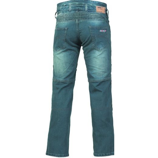 MBW PÁNSKÉ KEVLAROVÉ MOTO JEANSY MARK MODRÉ
