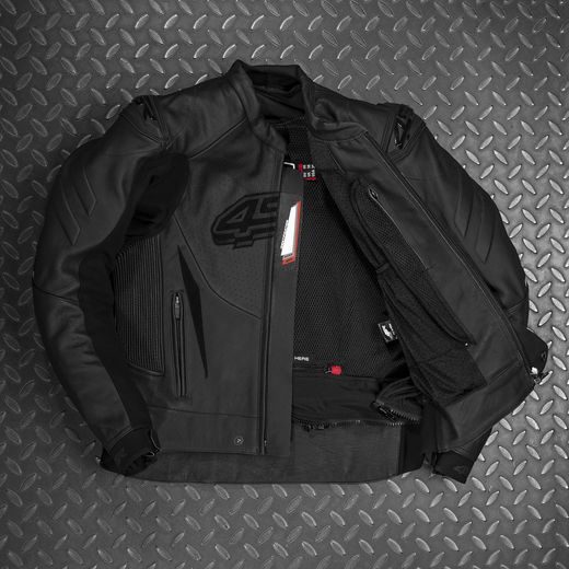 4SR PÁNSKÁ KOŽENÁ MOTO BUNDA CLUB SPORT BLACK SERIES AR