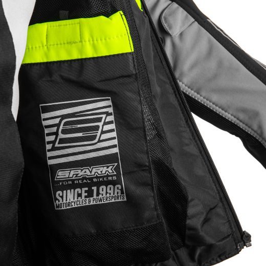SPARK PÁNSKÁ TEXTILNÍ MOTO BUNDA MONTAUK FLUO