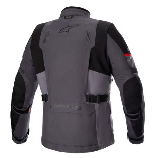 BUNDA MONTEIRA DRYSTAR XF, ALPINESTARS (TMAVĚ ŠEDÁ/ČERNÁ/ČERVENÁ) 2024